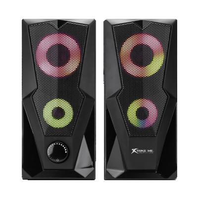 China None XTRIKE ME 2.0 Stereo RGB Gaming Speaker Wired Speakers / Small Size Speaker / Promotion for sale