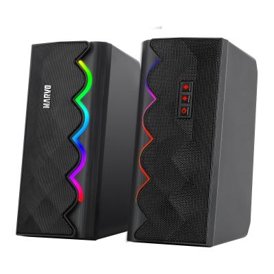 China No New Marvo SG-269 Gaming Speaker RGB 6 Modes USB Computer Touch Control Speaker for sale