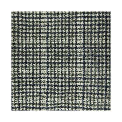 China 2021Good Performance Anti-static Checkered Pattern New Design For Garment And Home Textile Faux Scuba Suede Fabrics for sale