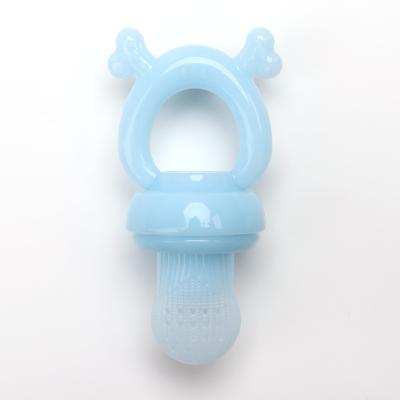 China BPA Free BPA Free Silicone Baby Fruit and Vegetable Bite Bag Food Feeder Pacifier Baby Fruit Feeder for sale