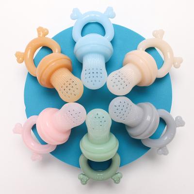 China BPA Free 2023 Popular Hot selling Lovely Safe Easy baby fruit food Pacifier feeder for baby for sale