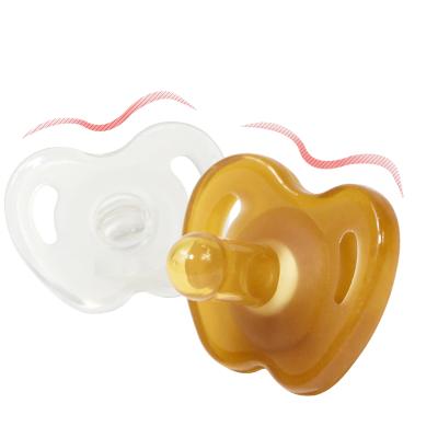 China Hot Customizable Safe Customizable Free Nipple Funny Amazon Silicone Pacifier Food Grade BPA Free Silicone Baby Pacifier For Baby Pacifiers for sale