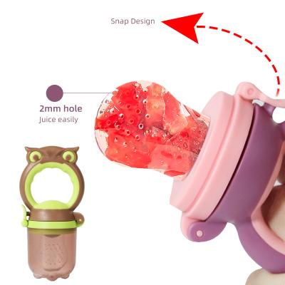 China Infant Teether Toy Silicone BPA Free Feeder Pacifier Fresh Food Baby Fruit Pouches for Toddlers Kids for sale