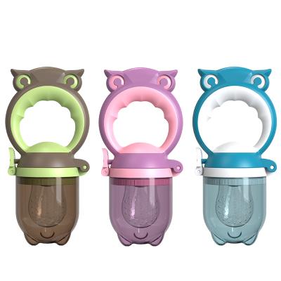 China BPA Free 2022 Baby Silicone Fruit Feeder Pacifier With Frog Shape For Silicone Infant Teething Product. for sale