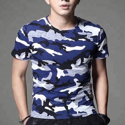 China Camouflage Uniform Navy Blue Anti-pilling Military T-Shirts for sale