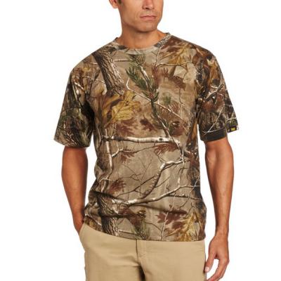 China Anti-pilling Realtree Camouflage Vaporwick T-shirt Fishing Camouflage Breathable Vaporwich T-shirt for sale