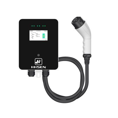 China Wholesale Online Indoor/Outdoor 32A Standard EV Charger Wallbox Standard Wall Mounted Station For Electric Vehicle for sale