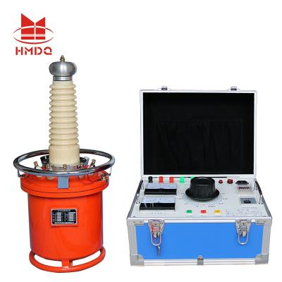 China portable ac/dc 5kVA dielectric strength test transformer 100kV breakdown voltage tester 100kV inflatable dc hipot te 1KVA for sale