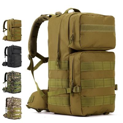 China Large 55L Army Waterproof Wholesale Waterproof 3 Day Assault Molle Pack Bag Military Tactical Backpacks for sale