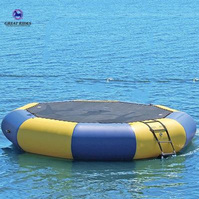 China Environmental Direct Large PVC Factory Price Inflatable Water Trampoline Games For Aqua Sport Park Rides for sale