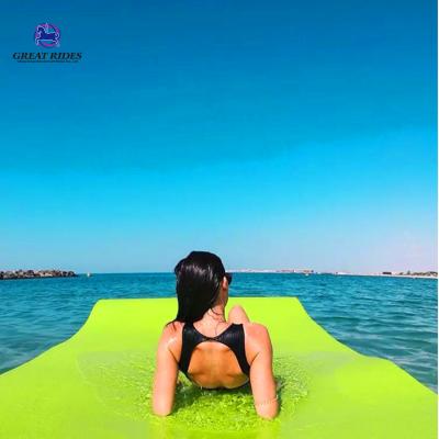 China Wholesale Special Closed-Cell XPE Foam Water Sports Equipment XPE Foam Floating Mat For Water Park for sale