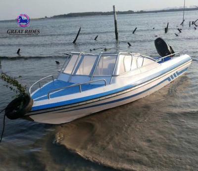 China FRP luxury yacht boat in China factory direct sale speed boat for sale