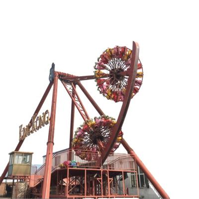 China New Design Outdoor Amusement Park Steel Rides Double Large Swing Exciting Pendulum For Sale for sale