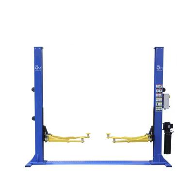 China Auto hydraulic car lift for garage equipment 5T floorplate 2 post car lift automatic car lift 5000kg for sale