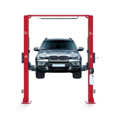 China 4T clearfloor gantry 2 posts vehicle lifts two post lift 4 Ton Parking Garage 2post Hydraulic automatic overhead basement lift 4.0T for sale