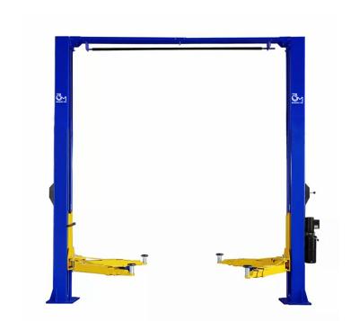 China 4 Ton Parking Garage 2 Post Lift Single Side Open Floor 4ton Clean Hydraulic Lift 4000kg for sale