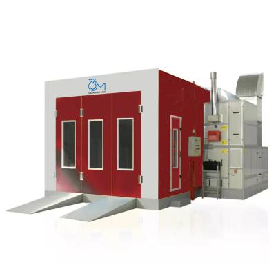 China 37KW Filtering Electric / Diesel Vehicle Heating System Spray Painting Booth 7000*5900*3400mm Environment Friendly for sale