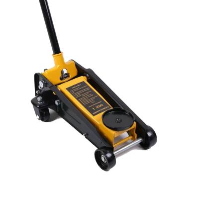 China Heavy Duty Car Jack 20T Dual Pump Quickly Lifting Warehouse Super Low Level Floor Jack Truck Portable Mobile Jack for sale