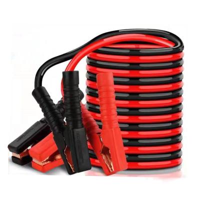 China 5M 2500A Car Battery Power Backup Cable Copper Clad Aluminum Jump Start Firing Line Power Wire Copper Clip Clamp Push Cord Ignition Wire for sale