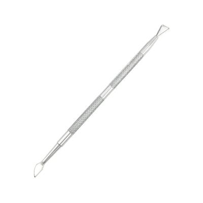 China Hot Selling Nail Polish Removal FOCSTAR Stainless Steel Nail Gel Polish Remover Double Nail Cuticle Pusher (BTB003) for sale