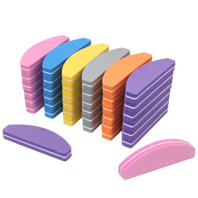 China FOCSTAR 2021 New Mini Double Sided Sponge 100/180 Sanding Polishing File Nail Buffer Block (BT5051) for sale