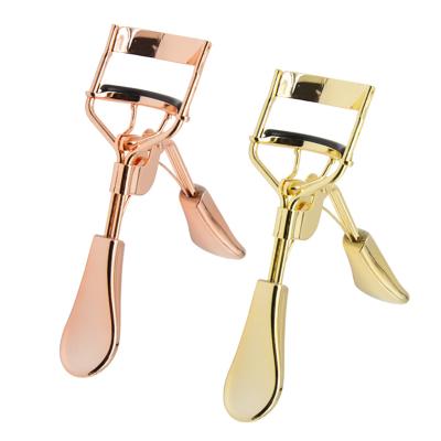 China Luxury High Quality FOCSTAR Rose Gold Eyelash Curler Lash Curler Makeup Tool For False Eyelashes Extension (BT3009) for sale