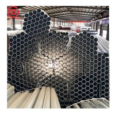 China Structure Pipe Q195 Q235Galvanized Iron Pipe Manufacturer Hot Dipped Galvanized Steel Pipe gi Round Tube for sale