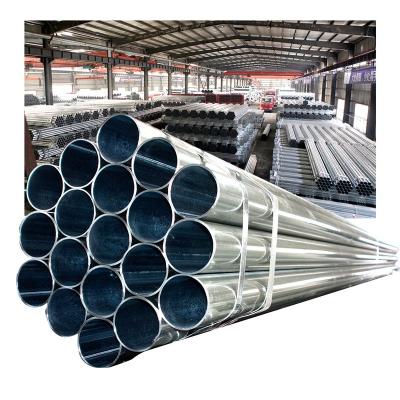 China Structure Pipe 1.5 Inch Steel Pipe Schedule 40 Galvanized Round Pipe for sale