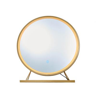 China Modern Led Lady Cosmetic Portable Mirror Lights Lamps Makeup Mirrors for sale