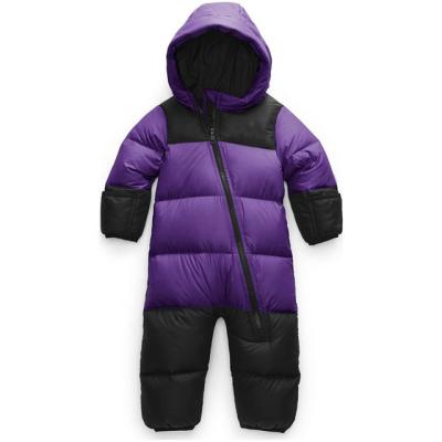 China Plus Size OEM High Quality Waterproof Windproof Warm Infant Overalls With Hood Snow Sets Overall Winter Down Jacket Kids Ski Suit for sale