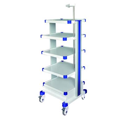 China With Mobile ENT Hospital Trolley Four Drawer OM-TCB Endoscopy System Five Floor Medical Trolley for sale