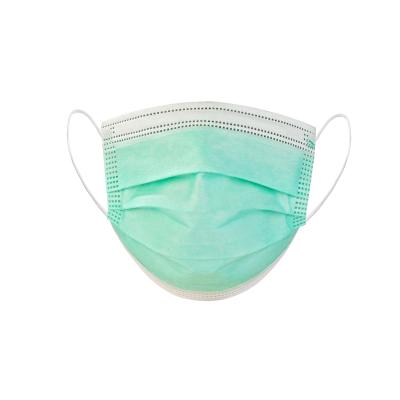 China Personal Care 3 Ply Kids Face Masks Children Green Color 3 Layers Face Shield Kids Disposable Face Mask for sale