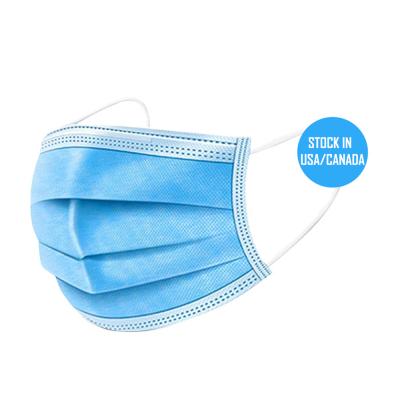 China Maskking face for high quality warehouse adult american wholesale manufactures 3 layers disposable protective face maskking (mouth/nose) for adult for sale