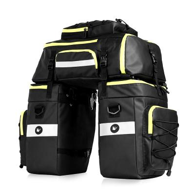 China Large Capacity Rhinowalk 3 in 1 Motorcycle Tail Bag 65L Waterproof Motorcycle Saddlebag Side Bag Hot Selling for sale