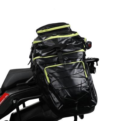 China Large Capacity Rhinowalk Custom 3 In 1 Motorcycle Pannier Bag 65L Motorcycle Burke Side Tail Rear Seat Waterproof Adventure Bag for sale