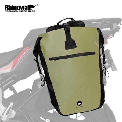 China OEM Rhinowalk Design Waterproof Motorcycle Bag 27L Off Road Motorcycle Pannier Top Roll Up Side Bag For Motor Bike Cargo Saddle Bag For Adventure for sale