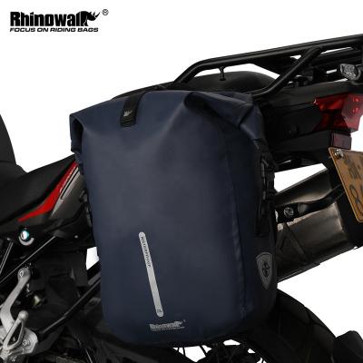 China Top Design Waterproof Rhinowalk Motorcycle Pannier Bag 27L Side Bag For Motor Bike Cargo Saddle Bag Backpack Travel for sale