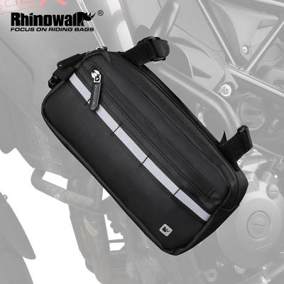 China Water Resistant Rhinowalk 3L Motorcycle Mulifuctional Handlebar Bike Motorcycle Bag Rear Seat Tool Bag for sale