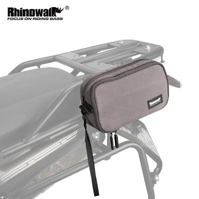 China Water Resistant Rhinowalk 3L Motorcycle Mulifuctional Handlebar Bike Motorcycle Bag Back Seat Tool Bag Portable Handbag for sale