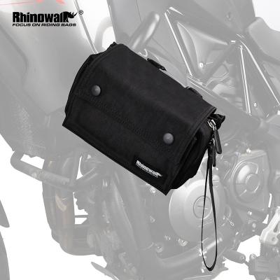 China Custom Water Resistant Rhinowalk Motorcycle Mulifuctional Handlebar Bike Motorcycle Pouch Bag Back Seat Tool Pannier Pouch for sale