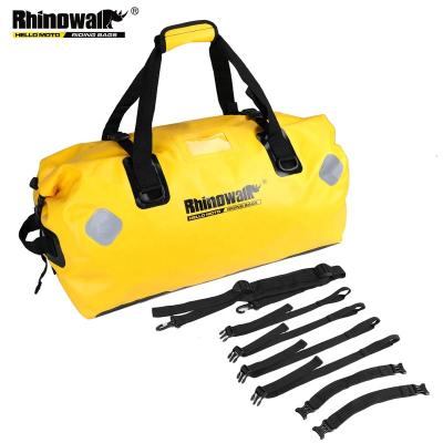 China Rhinowalk Private Label 65L Large Capacity Waterproof Motorcycle Travel Dry Duffel Bag For Outdoor Motorcycling Camping Fishing for sale