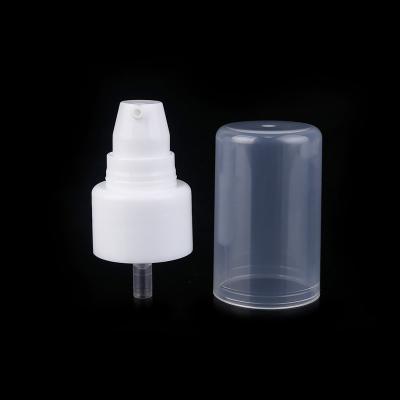 China Non-Refillable PP Plastic White Cream Pump Spray Dispenser Treatment Pump With Full PP Cap Powder Pump Plastic Soap Dispenser Bottle Customize for sale