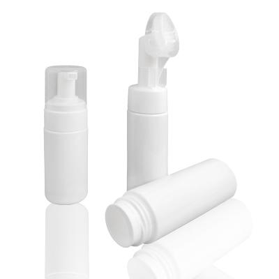 China 50ml Cosmetic 100ml 150ml 180ml 250ml 42 43/410 Matt White Foam Pump Square Cosmetic Bottle With Cap Foam Pump Bottle Wholesale Suppliers for sale