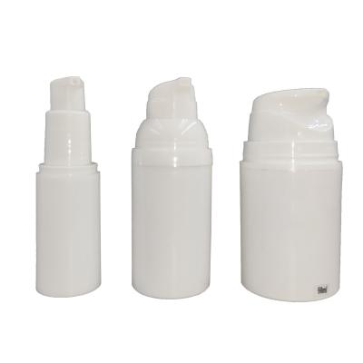 China Cosmetic Press In Cosmetic Packaging Bottle Airless Lotion Serum Plastic Eye Cream Airless Bottle 30ml for sale