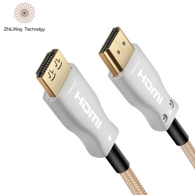 China Car Certified Ultra High Speed ​​Gold Fiber HDMI Cable AOC YUV444 3D 8K@60Hz 4K@120Hz 48Gbps 4320P HDMI Cable with Ethernet for sale