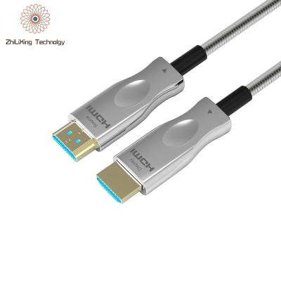 China Optimal viewing of the latest 8K ultra HD HDMI car standard high speed active optical cable for 4K TV viewing HDR cable 1-100m for sale