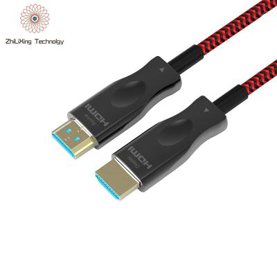 China Fiber Optic Cable 100m, HDMI 2.0 CCE HDCP HDMI ARC Cable 18Gbps 4K@60Hz High Speed ​​Thin Car 4K HDMI Fiber Cable for sale