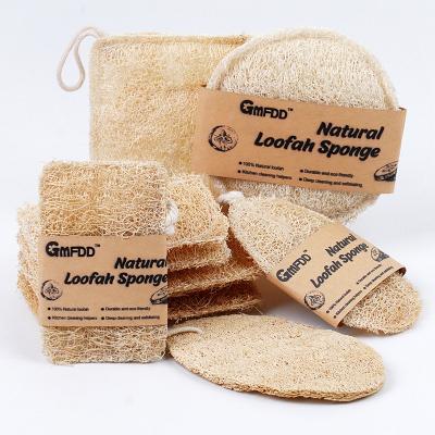 China Wholesale Eco-Friendly SCRUBBER Loofah Sponge Kitchen Cellulose Sponge Bathtub Shower Body Scrubber Dishwashable Organic Bath for sale