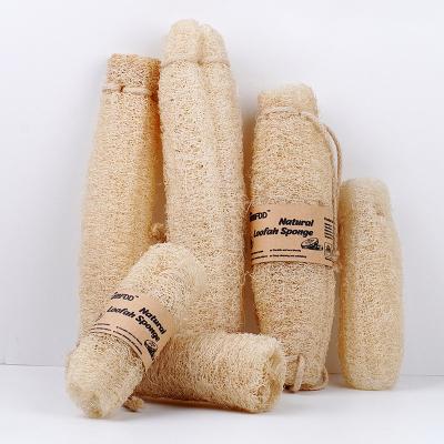 China All Natural Eco-Friendly Loofah Bath Brush Exfoliating Loofah Sponge Shower Body Scrubber Bath Massage Brush Pad Cleaner Dishwasher Sponge for sale