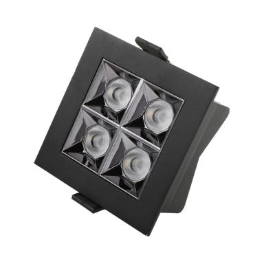 China ETL Modern Mikrolite Recessed 4 Light Cell IC Rated 12 Watts 120VAC 960LM Recessed Mini Wet Location Multiple Nuggets for sale